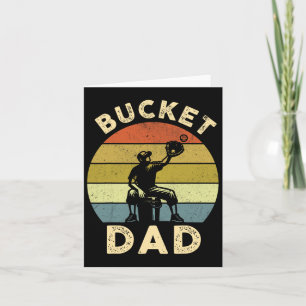 Eimer Vater Softball Vater Baseball Funny Coach Va Karte