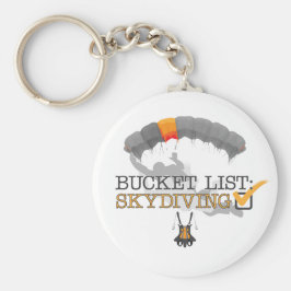 Eimerliste: Skydiving Schlüsselanhänger