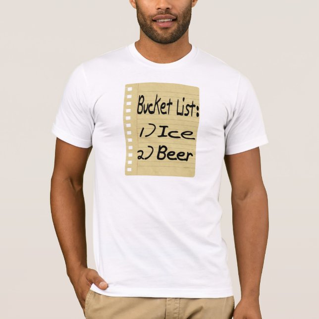 Eimerliste T-Shirt (Vorderseite)
