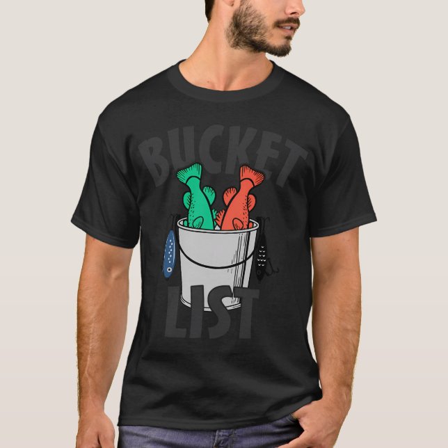 Eimerteliste - Angeln T-Shirt (Vorderseite)