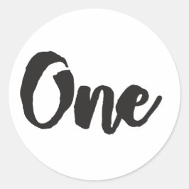 Ein 1. Geburtstag Art Erster Geburtstag Mein 1 Jah Runder Aufkleber