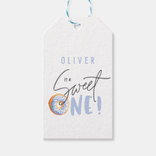 Ein 1. Geburtstag Party nicht süß machen  Geschenkanhänger