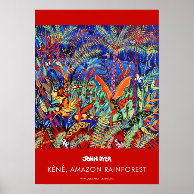 Ein 2 Poster von John Dyer. Tribal Body Art (Vorne)