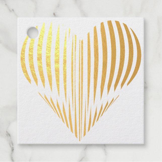 Ein 3D-Herz Geschenkanhänger (Vorderseite)