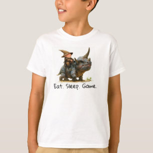 Ein 3D-Render eines furchtlosen Krieger-T - Shirt