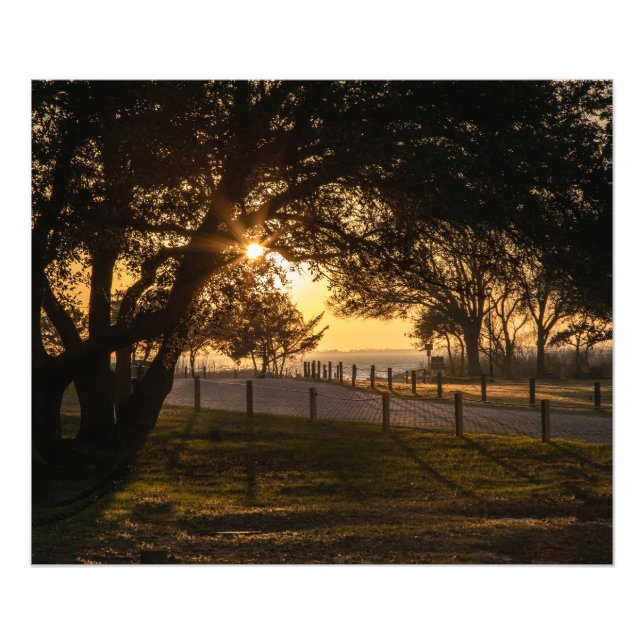 Ein Abend bei Whalehead Fotodruck (Vorne)