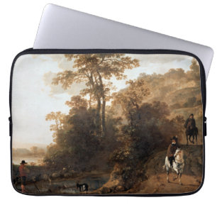 Ein Abend in der Nähe eines Flusses Aelbert Cuyp Laptopschutzhülle