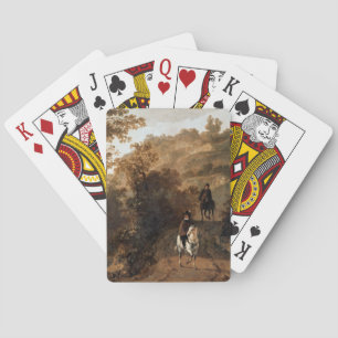 Ein Abend in der Nähe eines Flusses Aelbert Cuyp Spielkarten