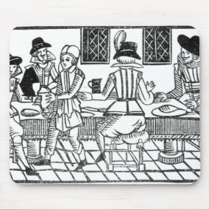 Ein Abendessen-Party, ein 'Buch von Roxburghe Mousepad