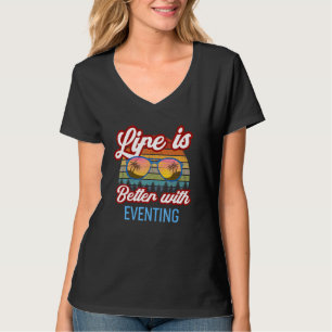Ein abendliches Reitleben ist besser mit dem Vergn T-Shirt