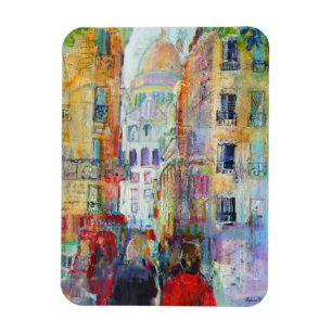 Ein Abends-Weg zu Sacre Coeur Magnet