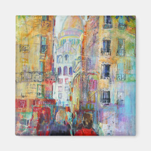 Ein Abends-Weg zu Sacre Coeur Magnet