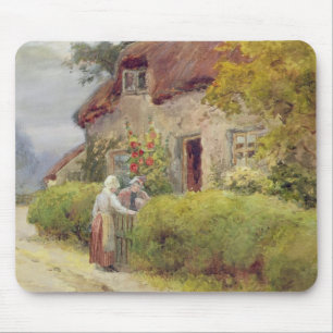 Ein Abendsklatsch Mousepad