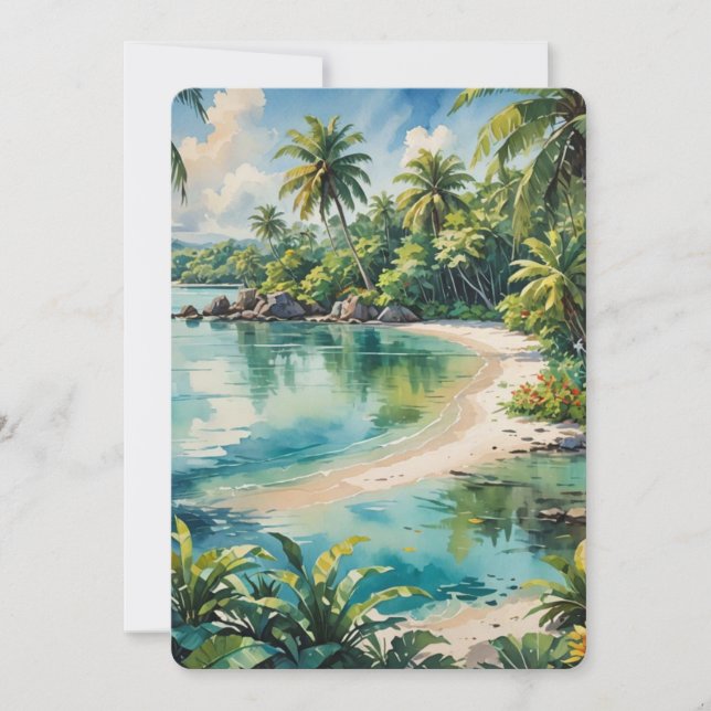 Ein abgeschiedener Schnorchelplatz Ankündigung (Vorderseite)