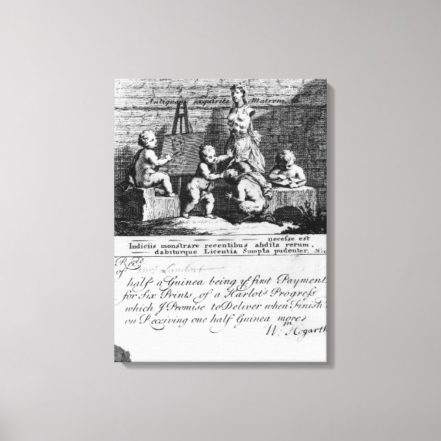 Ein Abonnementticket für 'A Harlot's Leinwanddruck (Vorderseite)