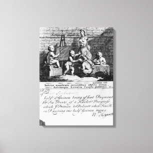 Ein Abonnementticket für 'A Harlot's Leinwanddruck