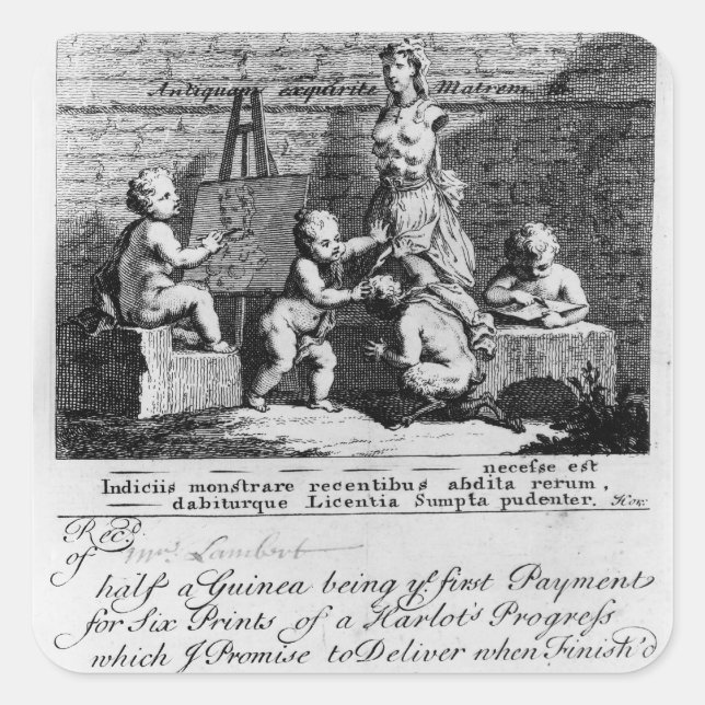 Ein Abonnementticket für 'A Harlot's Quadratischer Aufkleber (Vorderseite)