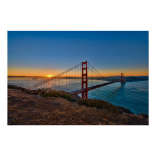 Ein absolut atemberaubender Sonnenaufgang Poster