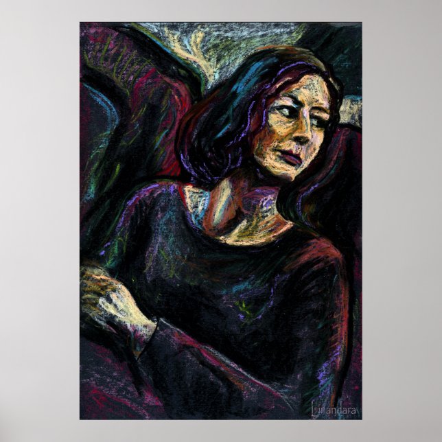 Ein absoluter Stranger - eine Ölpastelllackierung Poster (Vorne)