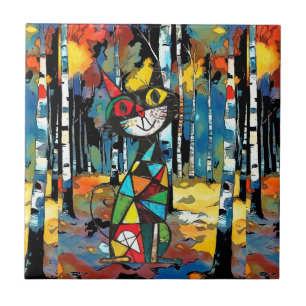 Ein Abstrakter Kinda-Tag Fliese