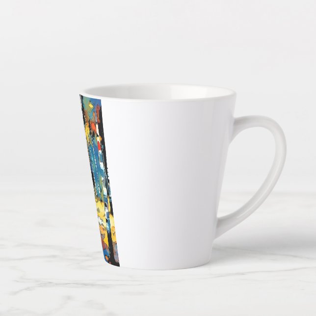 Ein Abstrakter Kinda-Tag Milchtasse (Rechts)