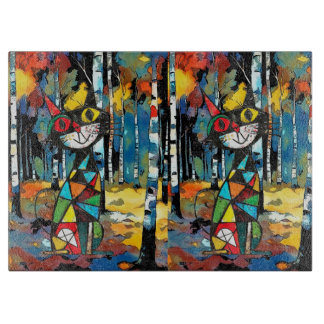 Ein Abstrakter Kinda-Tag Schneidebrett