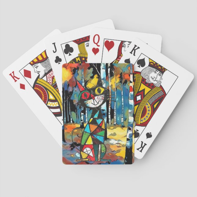 Ein Abstrakter Kinda-Tag Spielkarten (Rückseite)