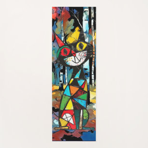 Ein Abstrakter Kinda-Tag Yogamatte