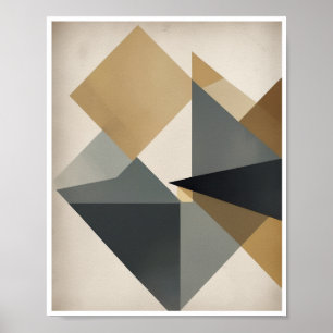 Ein Abstraktes Art Wall Poster Licht und Schatten
