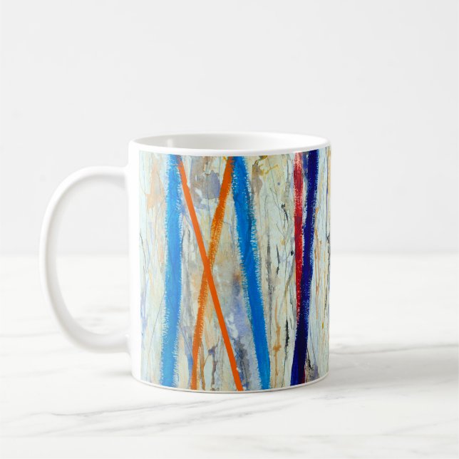 ein abstraktes Bild Kaffeetasse (Links)