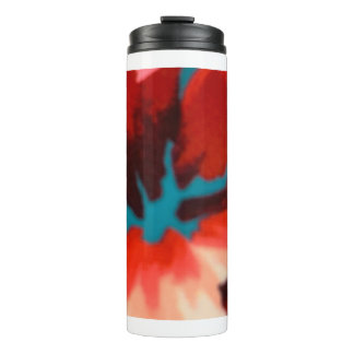 Ein abstraktes Stück Stoff Thermosbecher