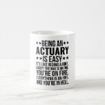 Ein Actuary zu sein ist einfach, es ist wie ein Re Kaffeetasse<br><div class="desc">Eine tolle Geschenkidee für Actuaries</div>