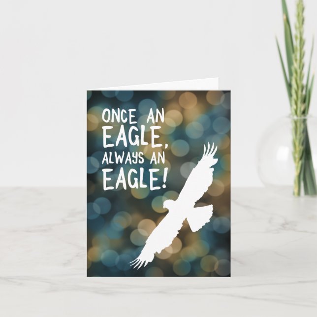 ein Adler immer Karte (Vorderseite)