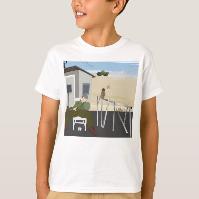 Ein Affe stahl eine Bube T-Shirt (Vorderseite)