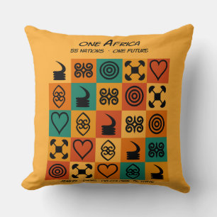 Ein Afrika – Adinkra – Ghana - Kissen