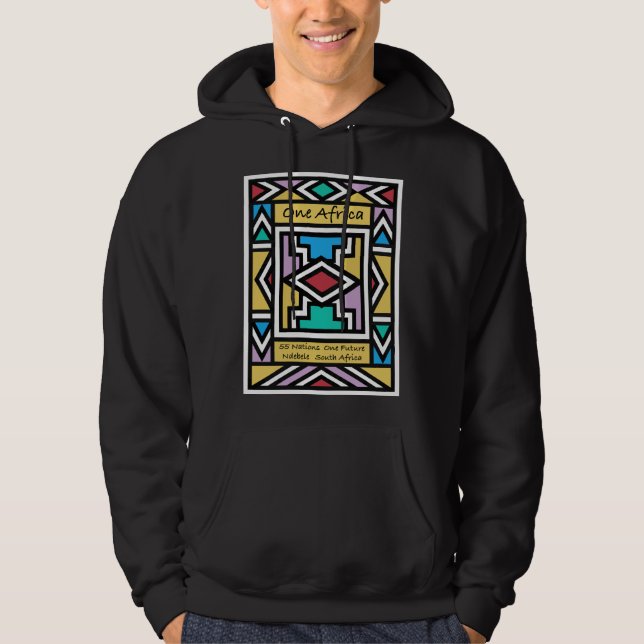 Ein Afrika – Ndebele – Südafrika & Simbabwe -  Hoodie (Vorderseite)