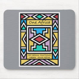 Ein Afrika – Ndebele – Südafrika & Simbabwe -  Mousepad