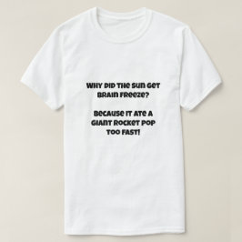 Ein AI-Witz darüber, dass die Sonne Eis isst T-Shirt
