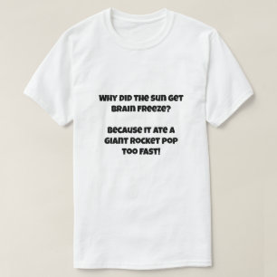 Ein AI-Witz darüber, dass die Sonne Eis isst T-Shirt