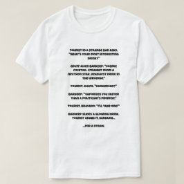 Ein AI-Witz über das tödlichste Getränk T-Shirt