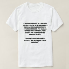 Ein ai Witz über eine Banane und eine Ananas T-Shirt