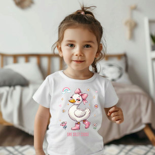 Ein Alberner Gänseblütengarten 1. Geburtstag Baby T-shirt