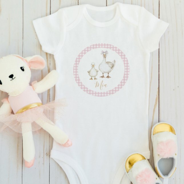 Ein Alberner Gänseblütenname Niedliche Wasserfarbe Baby Strampler (Von Creator hochgeladen)