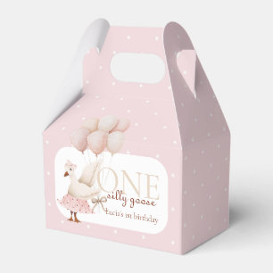 Ein Alberner Gänserosa Pastell 1. Geburtstag Geschenkschachtel