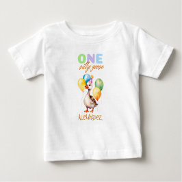 Ein Alberner Goose Boy 1. Geburtstag Ehrengast Baby T-shirt