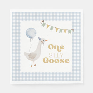 Ein Albernes Gänse 1. Geburtstag Napkins Serviette