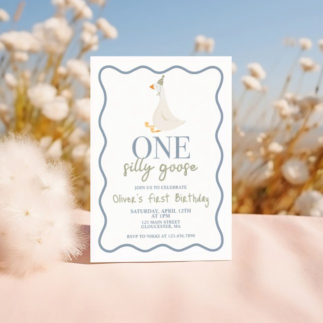 Ein Albernes Gänseblau und grün Einladung (Von Creator hochgeladen)