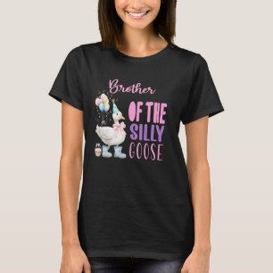 Ein Albernes Gänsegeburt Girl Farm 1. Party Sprung T-Shirt
