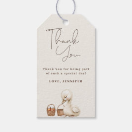 Ein Albernes Gänseneutrales Babydusche-Party Geschenkanhänger