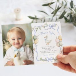 Ein Albernes Goose Geburtstag Foto Danke Karte